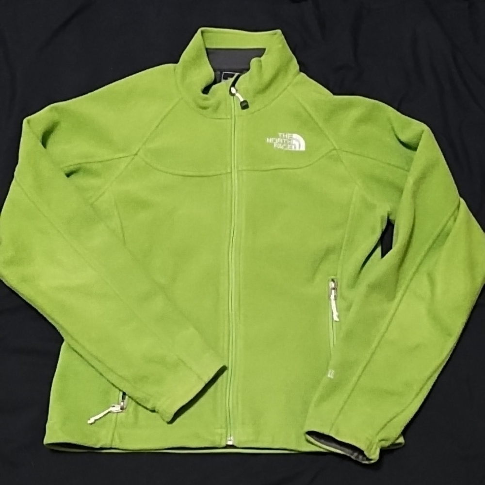 The North Face Mint Green Fleece Full-Zip Jacket. Women's Sz S